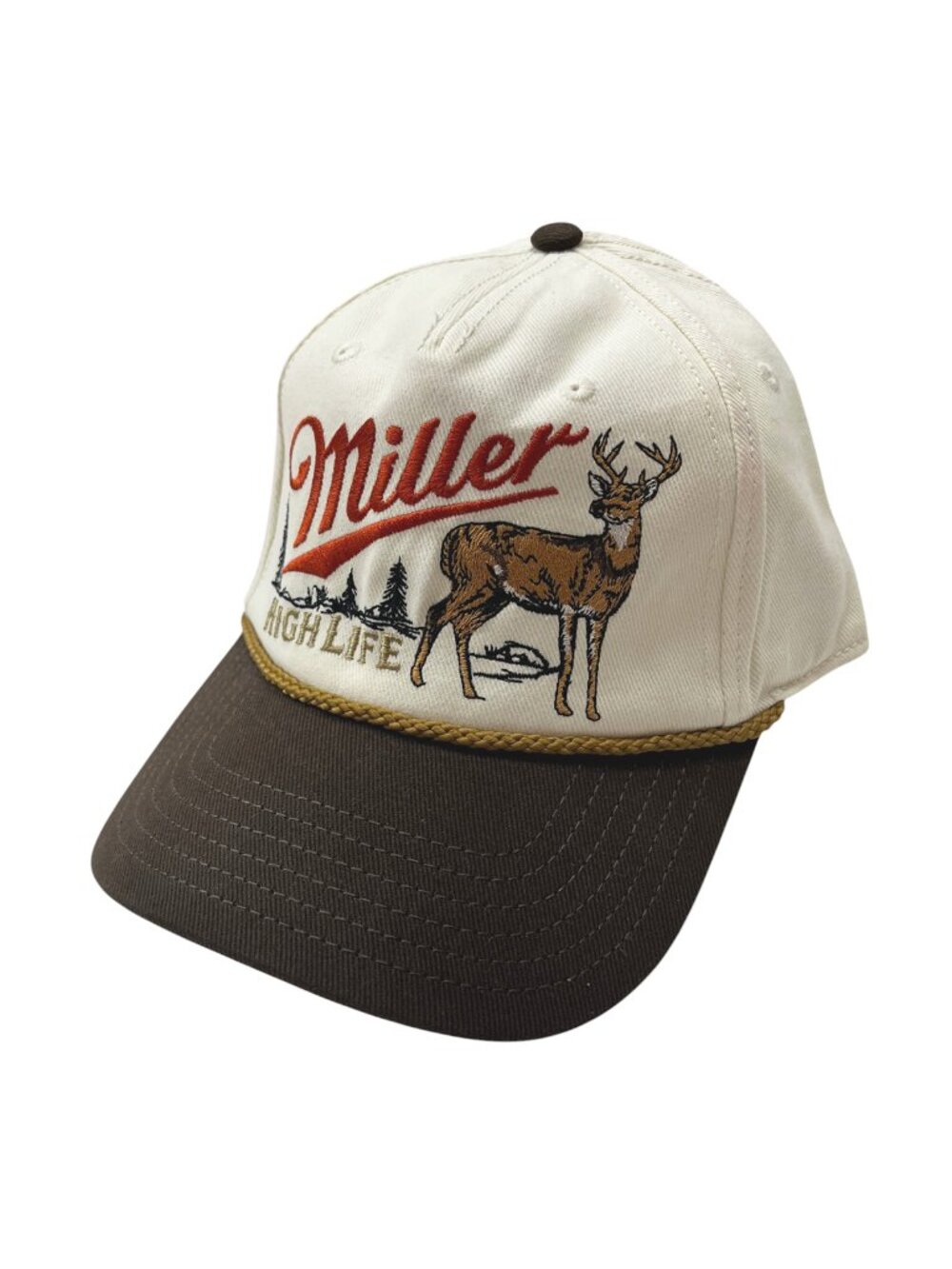 Miller High Life Hat Embroidered Elk NWT